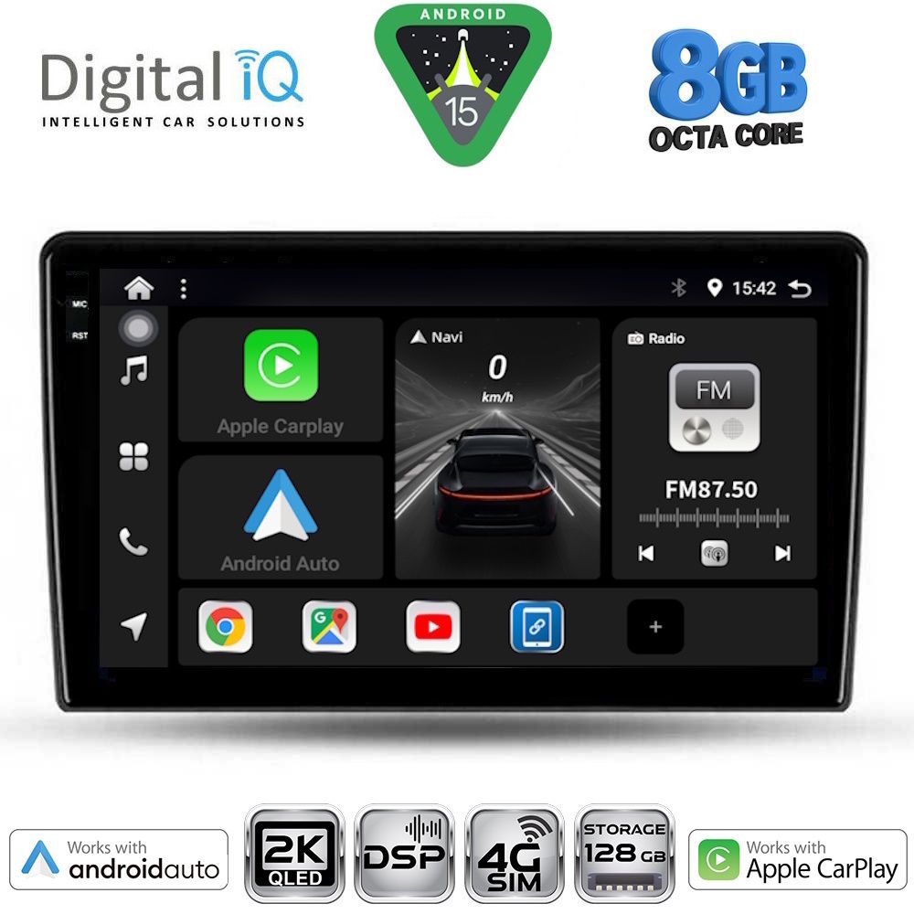 Βλησαρούλης Car Center - DIGITAL IQ BXF 11656_CPAA (9inc) MULTIMEDIA TABLET for SSANGYONG REXTON mod. 2002-2006