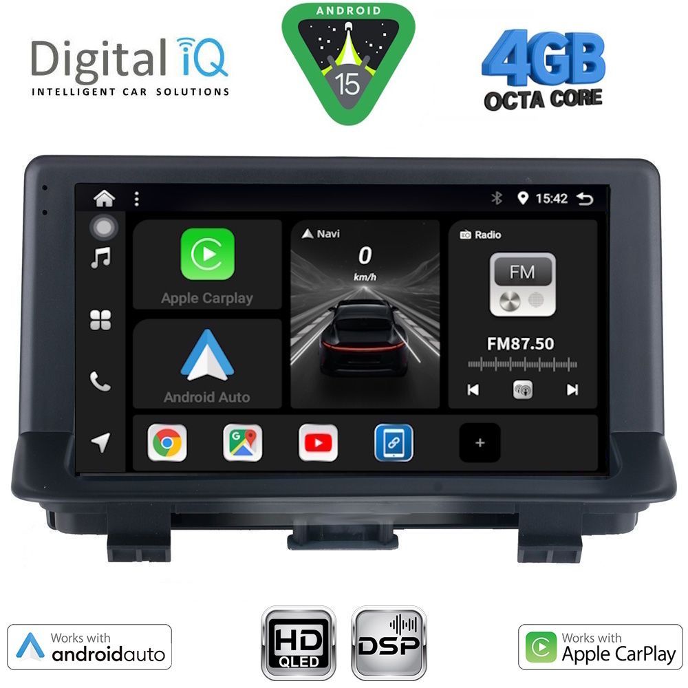 Βλησαρούλης Car Center - DIGITAL IQ BXF 6013_CPAA (9inc) MULTIMEDIA TABLET for AUDI Q3 mod. 2013-2018 (Low Version)