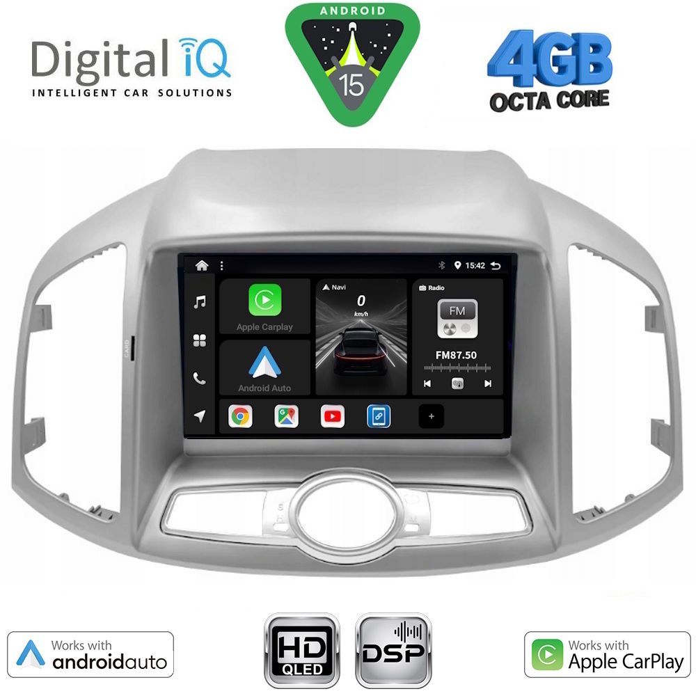 Βλησαρούλης Car Center - DIGITAL IQ BXF 6071_CPAA (9inc) MULTIMEDIA for CHEVROLET CAPTIVA mod. 2012-2018