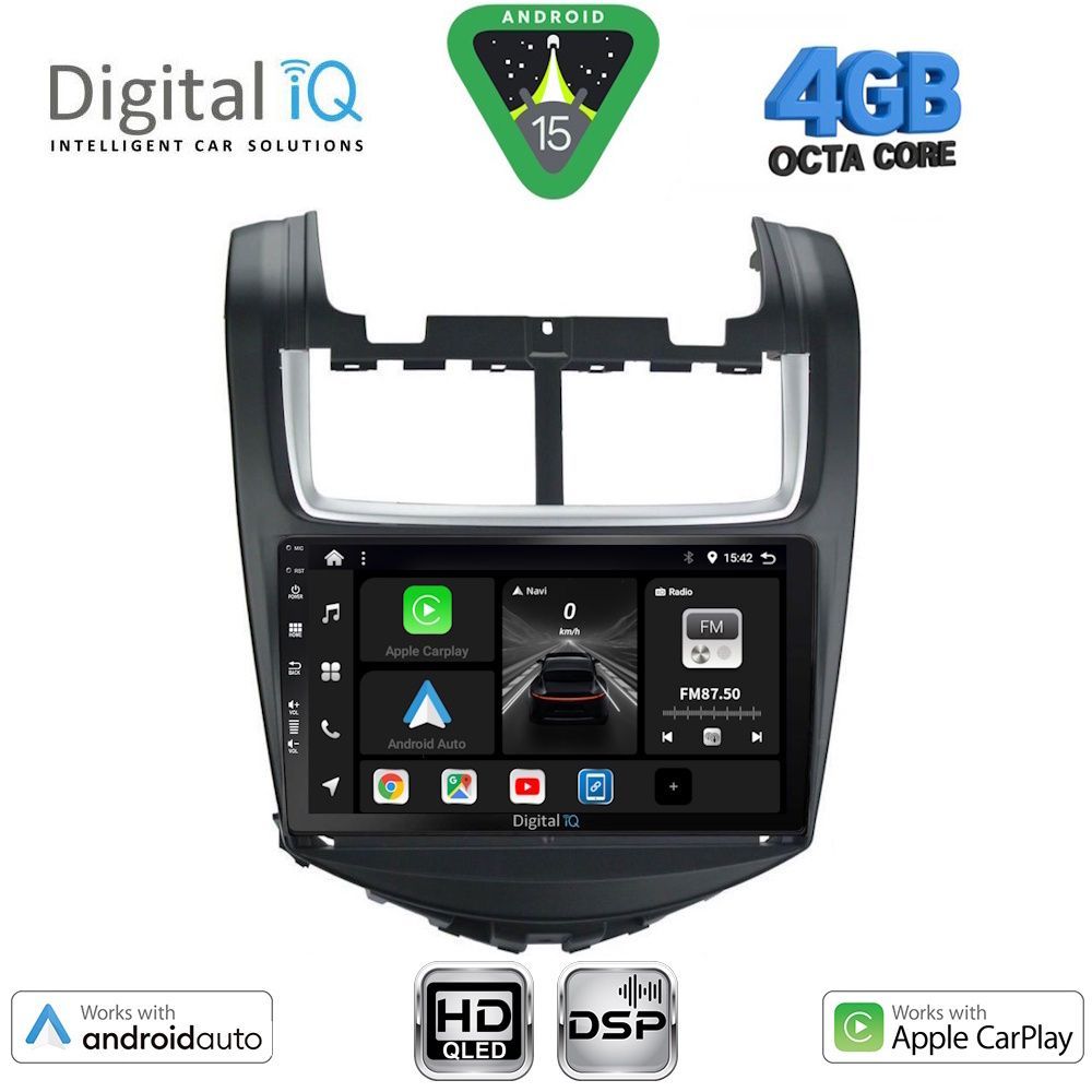 Βλησαρούλης Car Center - DIGITAL IQ BXF 6075_CPAA (9inc) MULTIMEDIA TABLET for CHEVROLET AVEO mod. 2014-2017