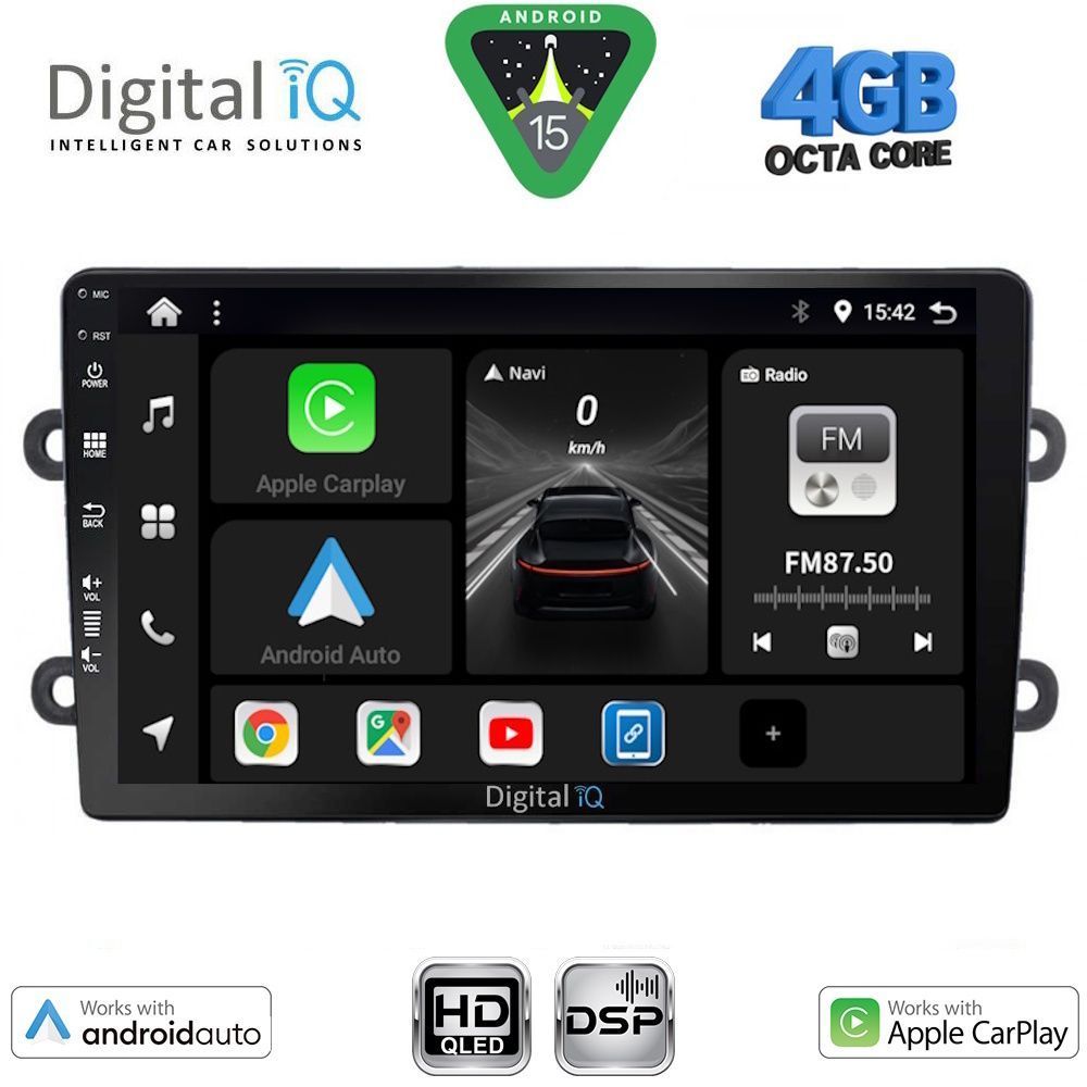 Βλησαρούλης Car Center - DIGITAL IQ BXF 6102_CPAA (9inc) MULTIMEDIA TABLET for DACIA DUSTER mod. 2012-2019