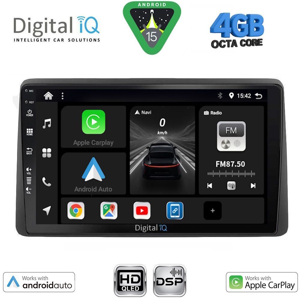 Βλησαρούλης Car Center - DIGITAL IQ BXF 6104_CPAA (10inc) MULTIMEDIA TABLET for DACIA DUSTER mod. 2019-2025