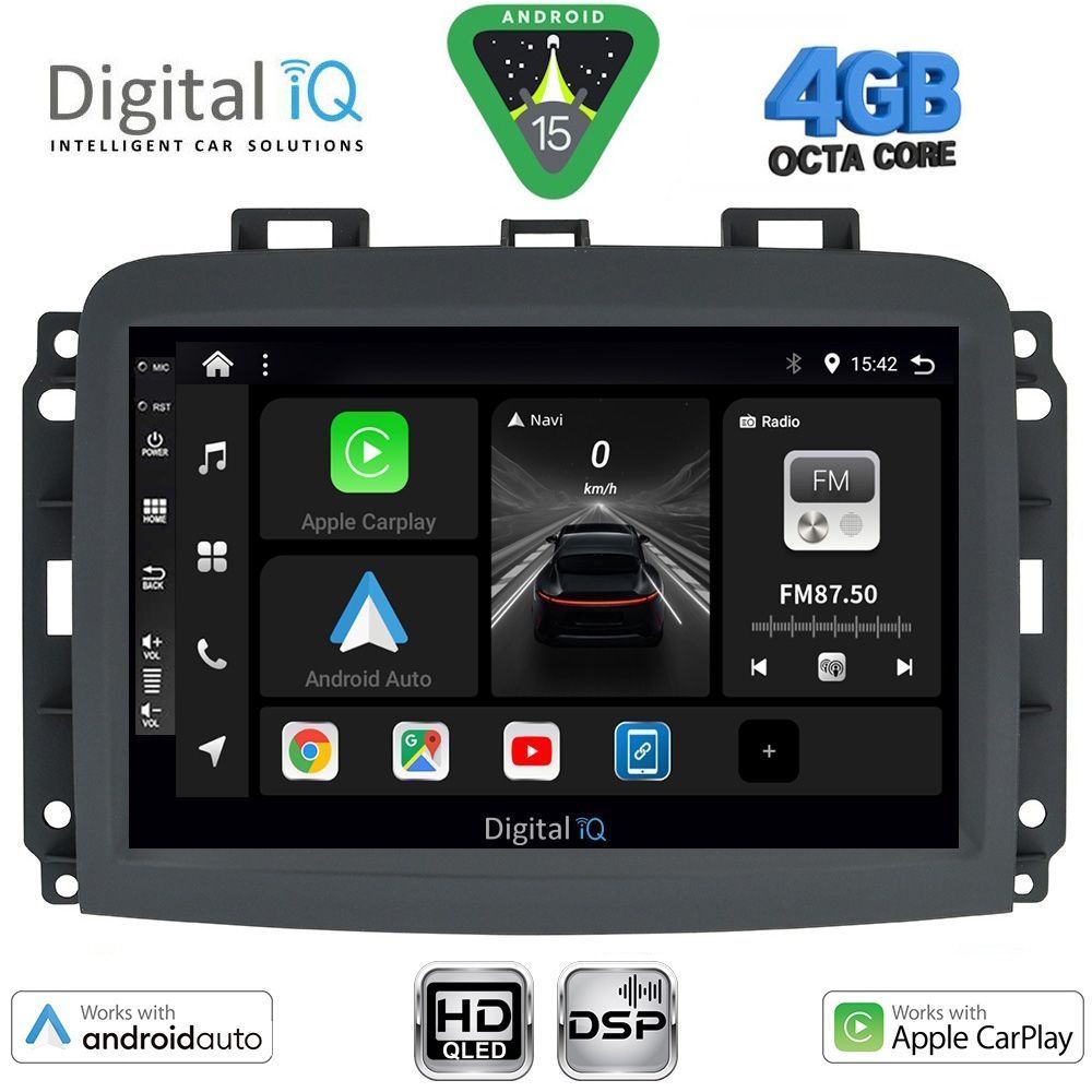 Βλησαρούλης Car Center - DIGITAL IQ BXF 6132_CPAA (10inc) MULTIMEDIA TABLET for FIAT 500L mod. 2012-2024