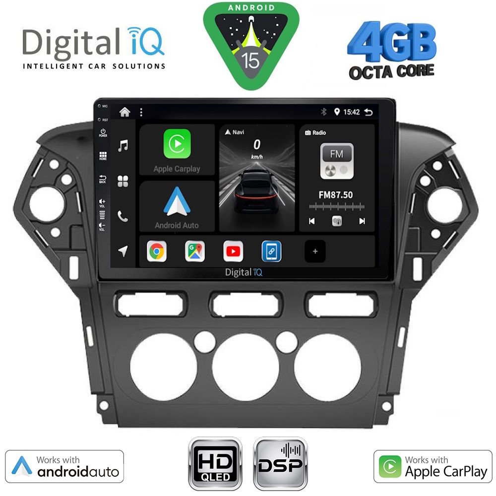 Βλησαρούλης Car Center - DIGITAL IQ BXF 6163_CPAA A/C (10inc) MULTIMEDIA TABLET for FORD MONDEO mod. 2011-2013