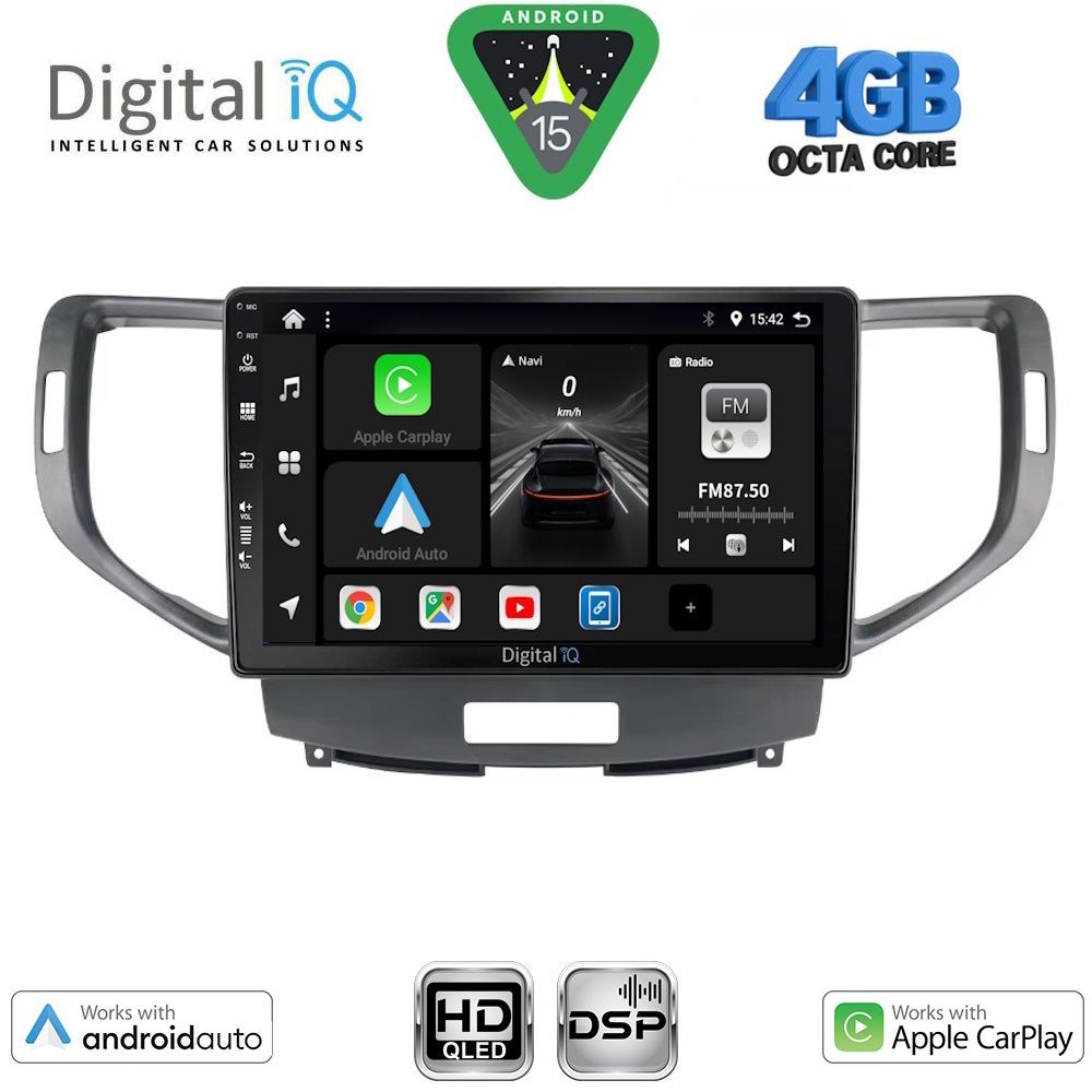 Βλησαρούλης Car Center - DIGITAL IQ BXF 6183_CPAA (9inc) MULTIMEDIA TABLET for HONDA ACCORD mod. 2008-2013