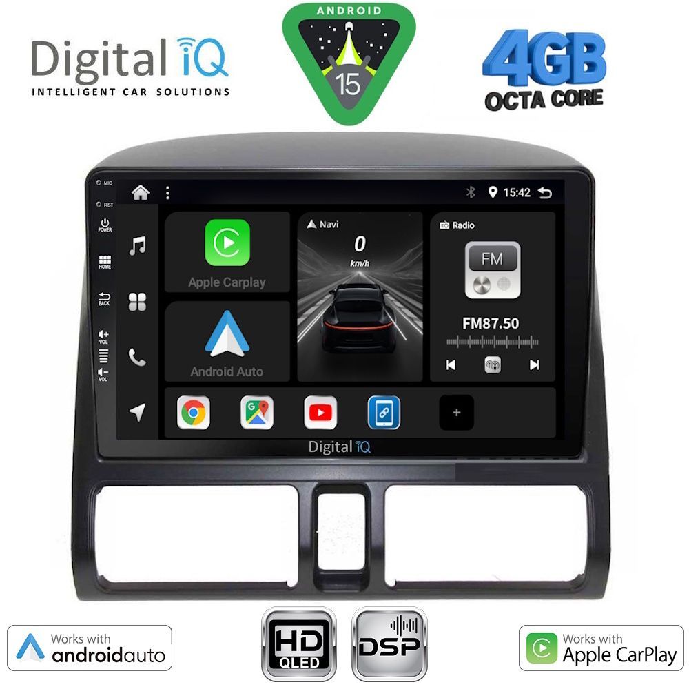 Βλησαρούλης Car Center - DIGITAL IQ BXF 6196_CPAA CLIMA (9inc) MULTIMEDIA TABLET for HONDA CRV mod. 1996-2006