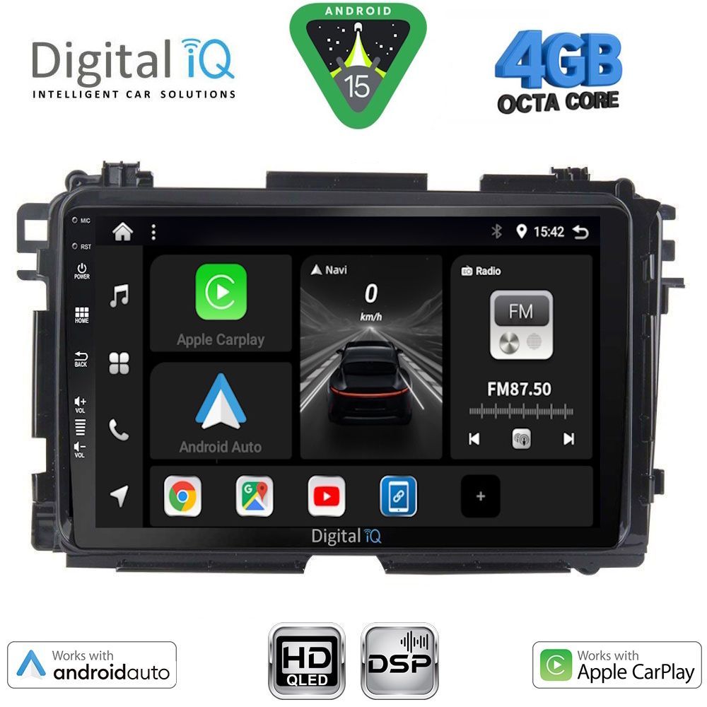 Βλησαρούλης Car Center - DIGITAL IQ BXF 6201_CPAA (9inc) MULTIMEDIA TABLET for HONDA HRV mod. 2015-2021