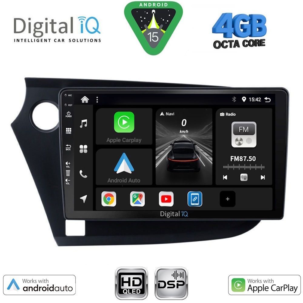 Βλησαρούλης Car Center - DIGITAL IQ BXF 6205_CPAA (9inc) MULTIMEDIA TABLET for HONDA INSIGHT mod. 2009-2014