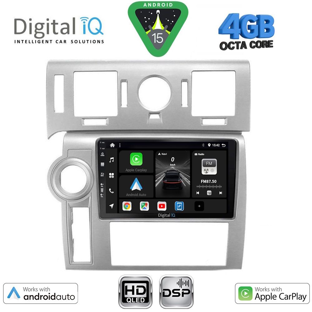 Βλησαρούλης Car Center - DIGITAL IQ BXF 6216_CPAA (9inc) MULTIMEDIA TABLET for HUMMER H2 mod. 2008-2009