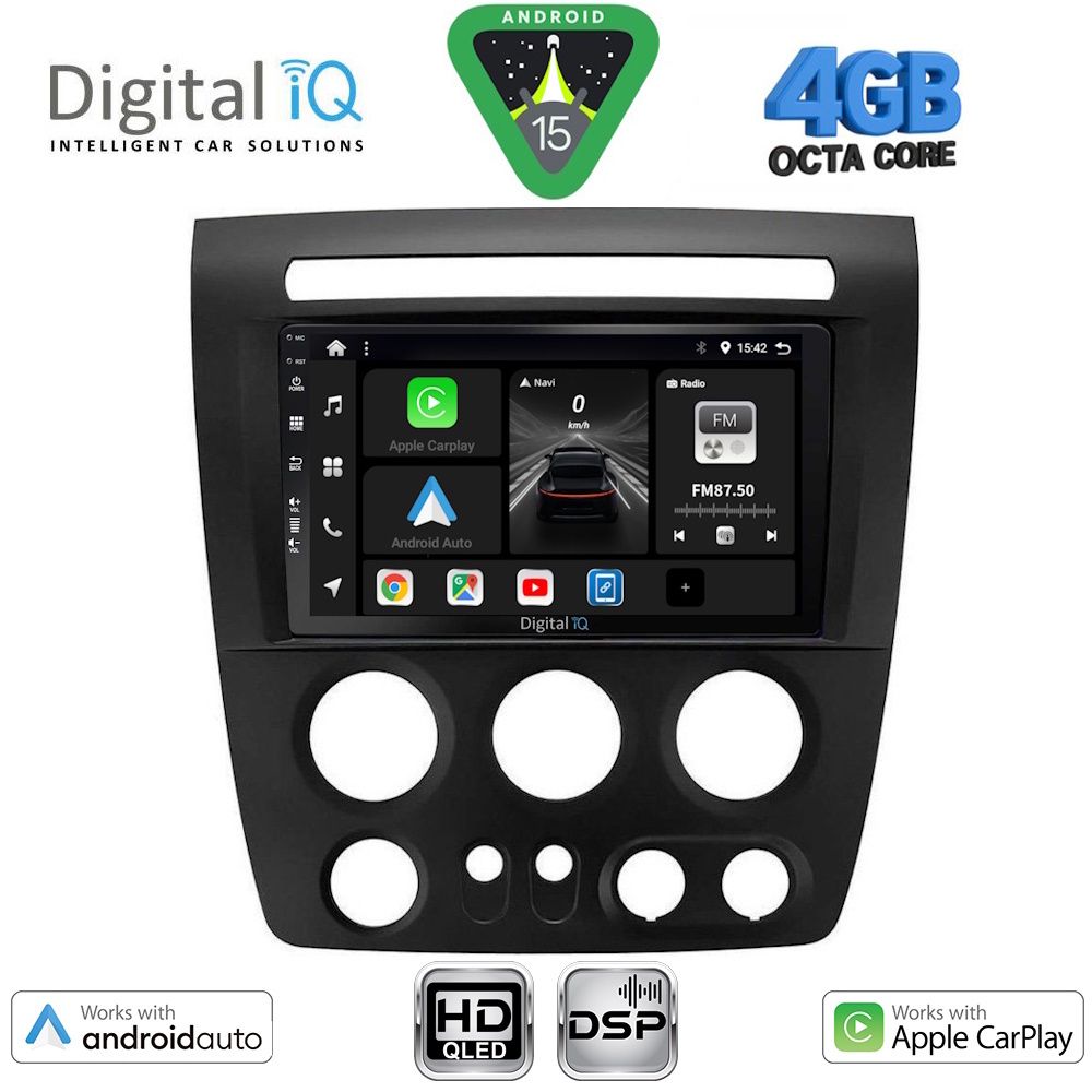 Βλησαρούλης Car Center - DIGITAL IQ BXF 6218_CPAA (9inc) MULTIMEDIA TABLET for HUMMER H3 mod. 2005-2009