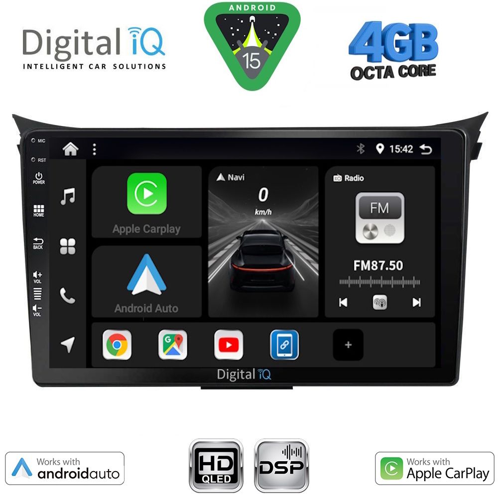 Βλησαρούλης Car Center - DIGITAL IQ BXF 6232_CPAA (9inc) MULTIMEDIA TABLET for HYUNDAI i30 mod. 2012-2017