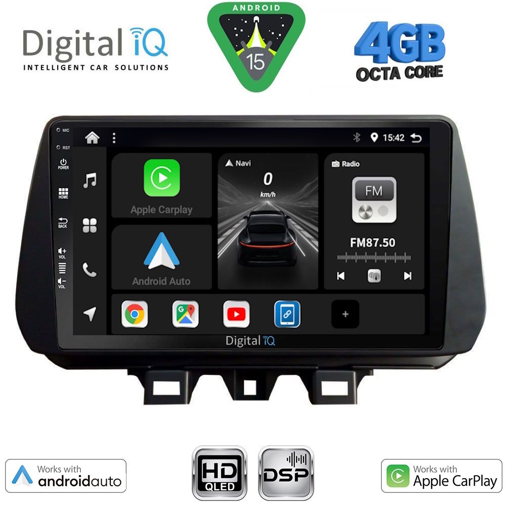 Βλησαρούλης Car Center - DIGITAL IQ BXF 6244_CPAA (9inc) MULTIMEDIA TABLET for HYUNDAI TUCSON mod. 2019-2023