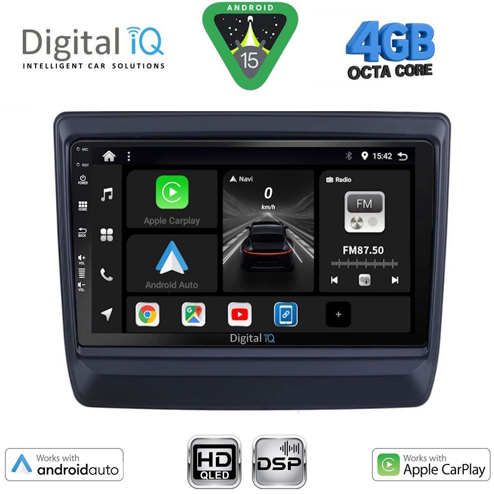 Βλησαρούλης Car Center - DIGITAL IQ BXF 6256_CPAA (9inc) MULTIMEDIA TABLET for ISUZU DMAX mod. 2020-2026