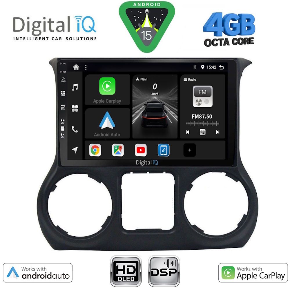 Βλησαρούλης Car Center - DIGITAL IQ BXF 6296_CPAA (10inc) MULTIMEDIA TABLET for JEEP WRANGLER mod. 2014-2017
