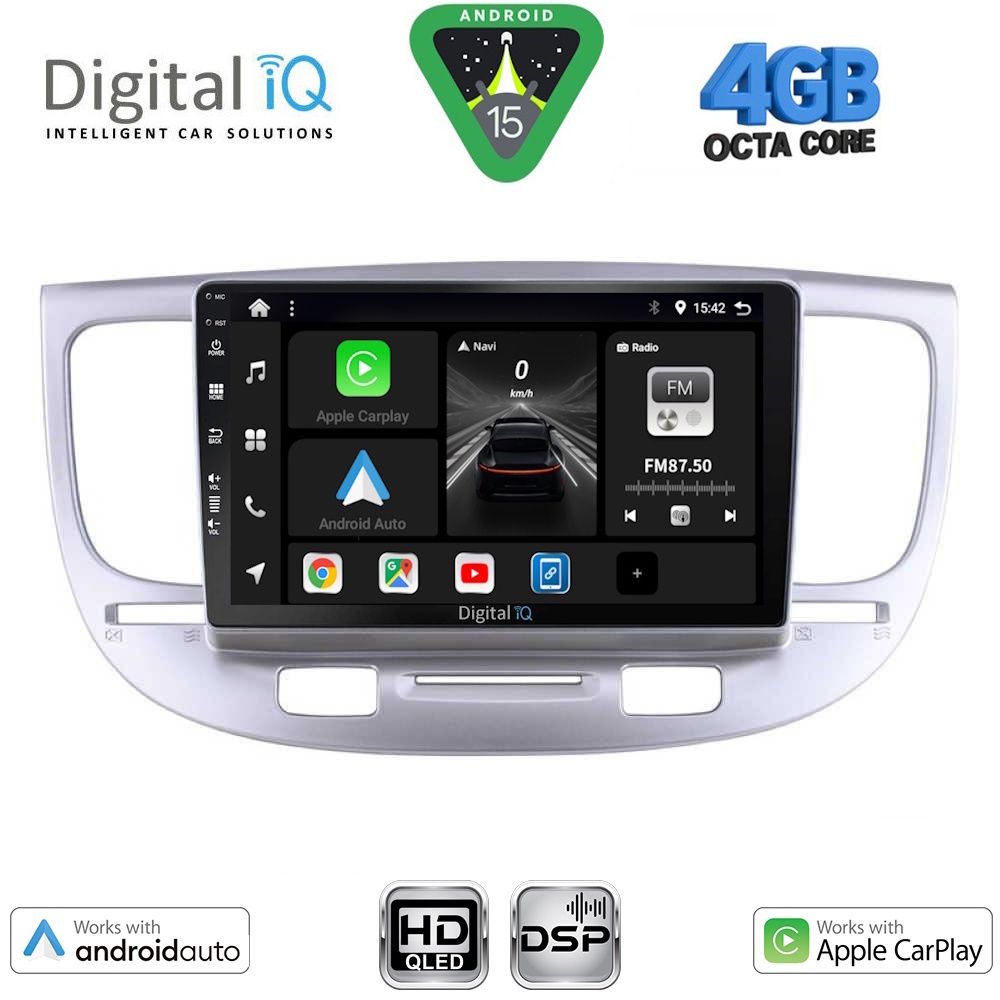 Βλησαρούλης Car Center - DIGITAL IQ BXF 6313_CPAA (9inc) MULTIMEDIA TABLET for KIA RIO mod. 2005-2011