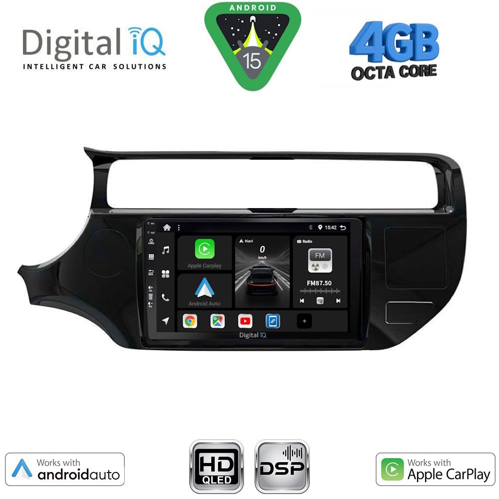 Βλησαρούλης Car Center - DIGITAL IQ BXF 6315_CPAA (9inc) MULTIMEDIA TABLET for KIA RIO mod. 2015-2018