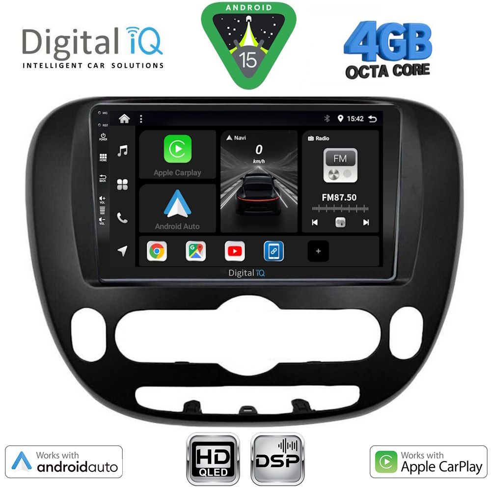 Βλησαρούλης Car Center - DIGITAL IQ BXF 6321_CPAA (9inc) MULTIMEDIA TABLET for KIA SOUL mod. 2014-2025