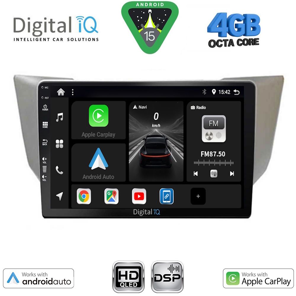 Βλησαρούλης Car Center - DIGITAL IQ BXF 6345_CPAA (9inc) MULTIMEDIA TABLET for LEXUS RX 300 – 400 mod. 2003-2008