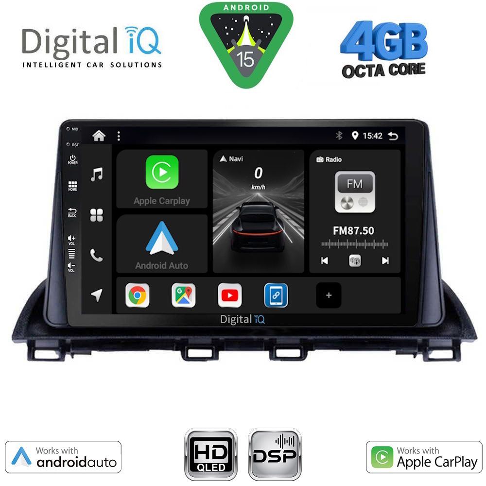 Βλησαρούλης Car Center - DIGITAL IQ BXF 6367_CPAA (9inc) MULTIMEDIA TABLET for MAZDA 3 mod. 2014-2019