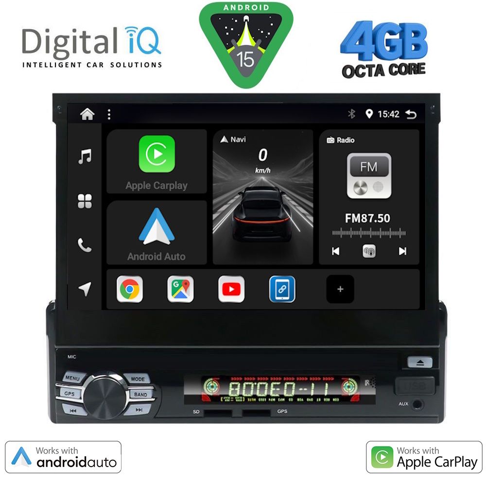 Βλησαρούλης Car Center - DIGITAL IQ BXF 636_CPAA (7" DECK) MULTIMEDIA 1DIN