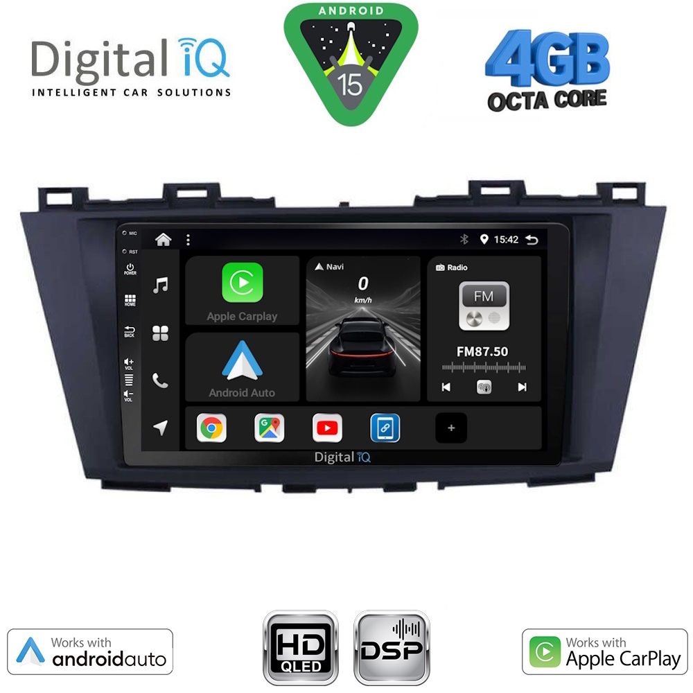 Βλησαρούλης Car Center - DIGITAL IQ BXF 6371_CPAA (9inc) MULTIMEDIA TABLET for MAZDA 5 mod. 2011-2020