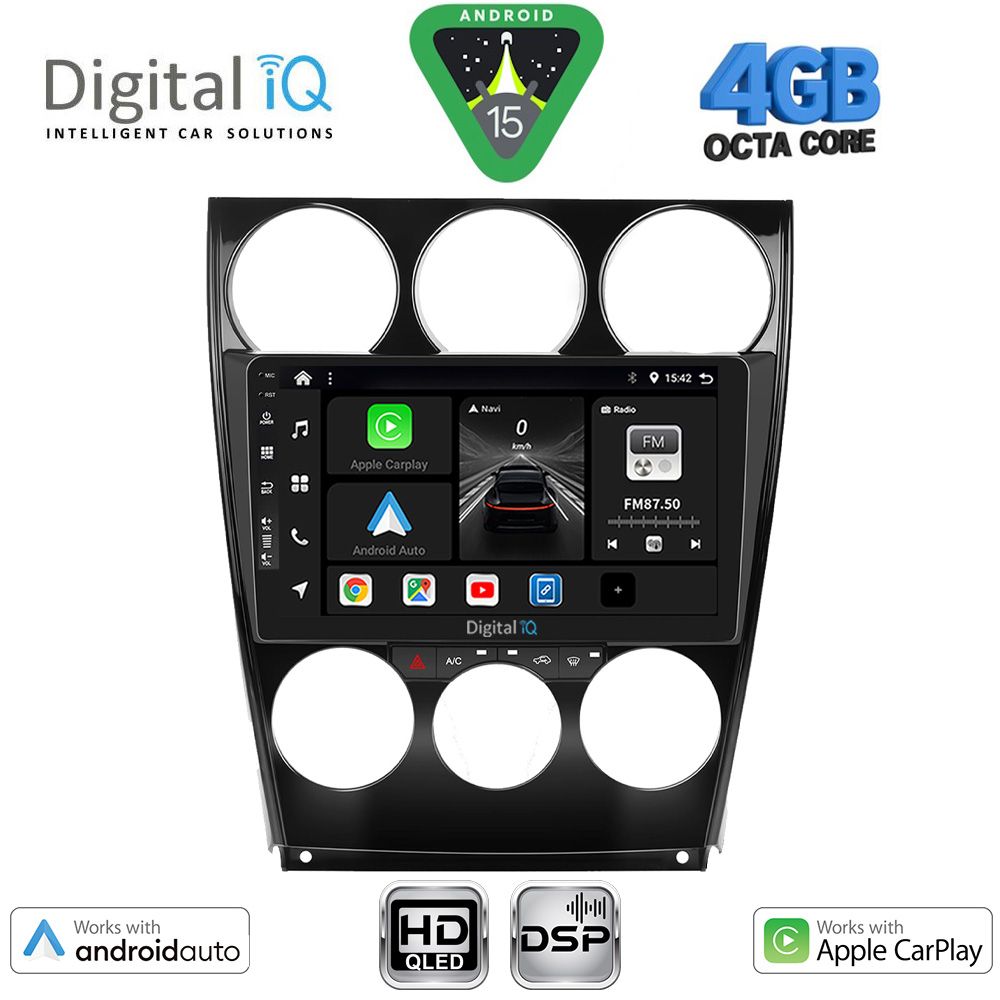 Βλησαρούλης Car Center - DIGITAL IQ BXF 6375_CPAA (9inc) MULTIMEDIA TABLET for MAZDA 6 (FACELIFT) mod. 2005-2008