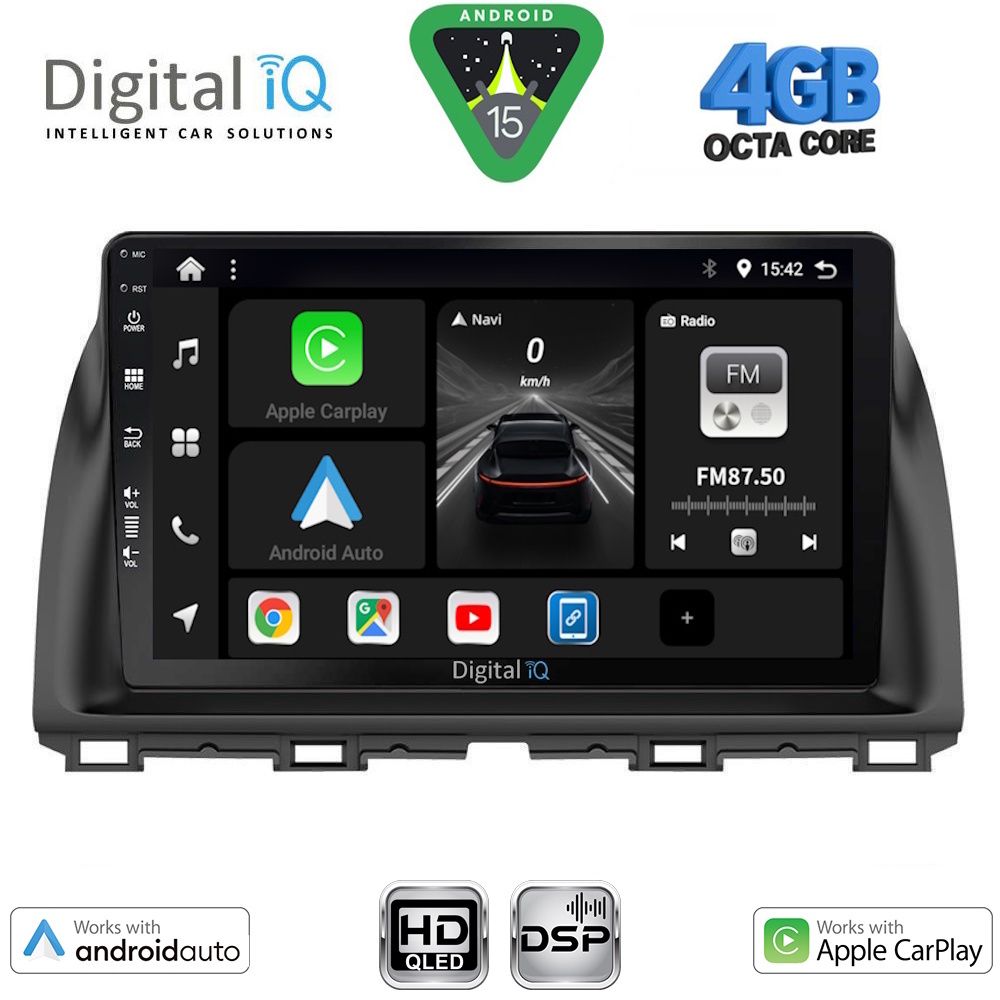 Βλησαρούλης Car Center - DIGITAL IQ BXF 6380_CPAA (10inc) MULTIMEDIA TABLET for MAZDA CX5 mod. 2013-2017
