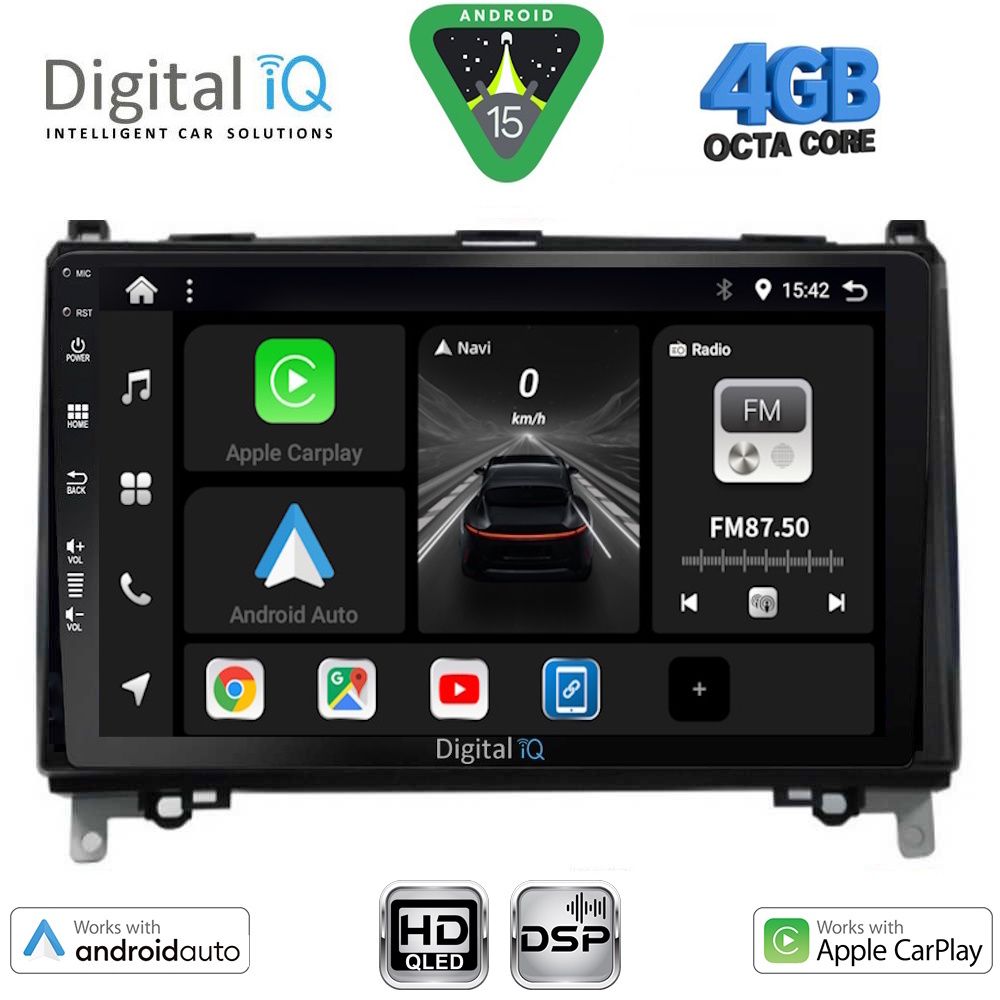 Βλησαρούλης Car Center - DIGITAL IQ BXF 6400_CPAA (9inc) MULTIMEDIA TABLET for MERCEDES A – B -SPRINTER – VITO mod. 2007-2019