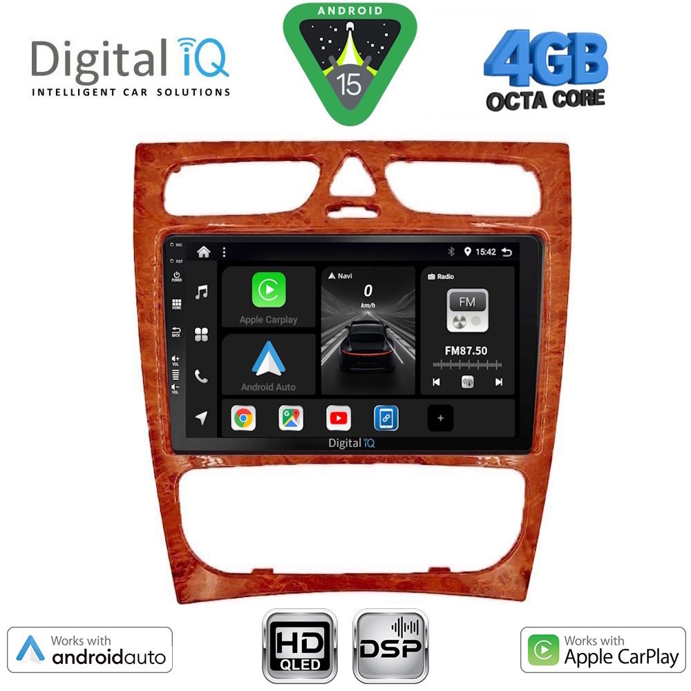 Βλησαρούλης Car Center - DIGITAL IQ BXF 6402CH_CPAA (9inc) MULTIMEDIA TABLET for MERCEDES C (W203) mod. 1999-2004
