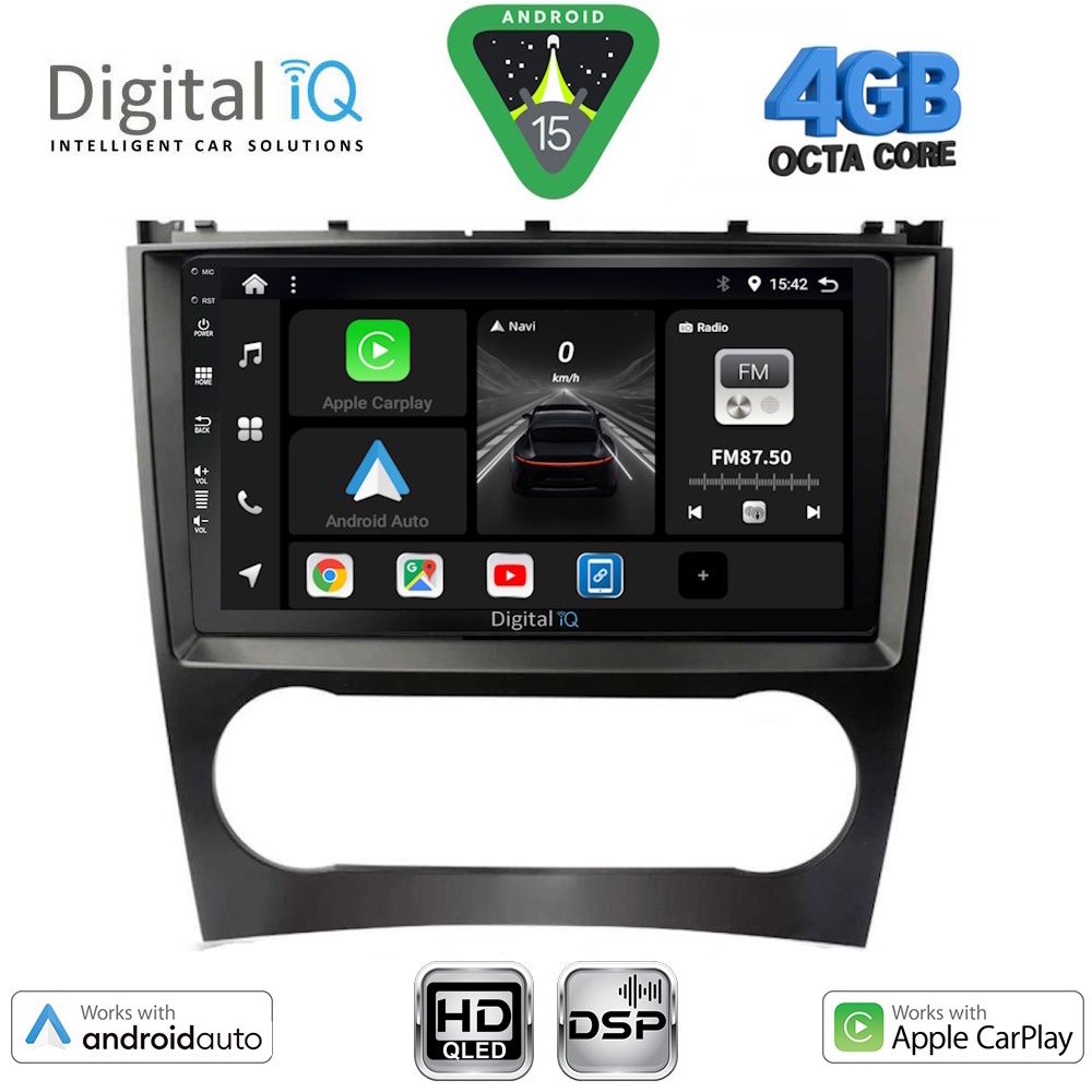 Βλησαρούλης Car Center - DIGITAL IQ BXF 6404_CPAA (9inc) MULTIMEDIA TABLET for MERCEDES C – CLK (W203-209) mod. 2004-2008