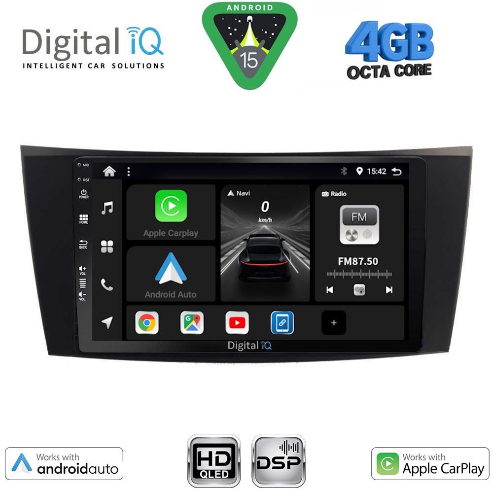 Βλησαρούλης Car Center - DIGITAL IQ BXF 6407_CPAA (8inc) MULTIMEDIA TABLET for MERCEDES E W211 – CLS mod. 2003-2009