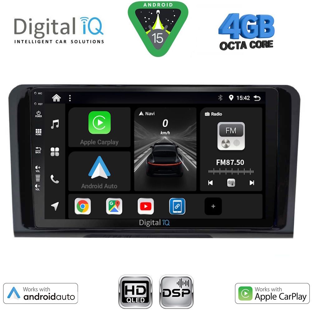 Βλησαρούλης Car Center - DIGITAL IQ BXF 6414_CPAA (9inc) MULTIMEDIA TABLET for MERCEDES ML (W164) – GL (X164) mod. 2005-2011