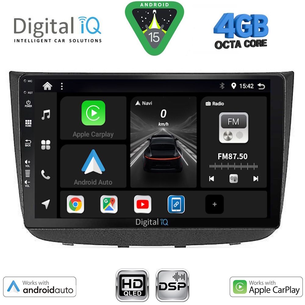 Βλησαρούλης Car Center - DIGITAL IQ BXF 6420_CPAA (10inc) MULTIMEDIA TABLET for MERCEDES VITO - VIANO (W639) mod. 2003-2007