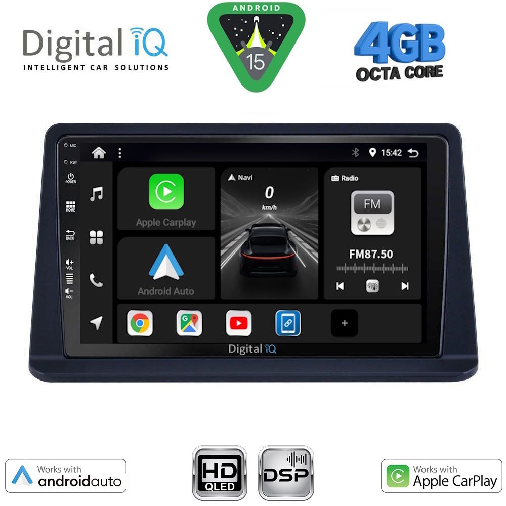 Βλησαρούλης Car Center - DIGITAL IQ BXF 6445_CPAA (9inc) MULTIMEDIA TABLET for MITSUBISHI PAJERO mod. 1999-2006
