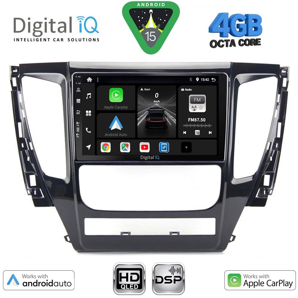 Βλησαρούλης Car Center - DIGITAL IQ BXF 6447A_CPAA (9inc) MULTIMEDIA TABLET for MITSUBISHI PAJERO mod. 2013-2020