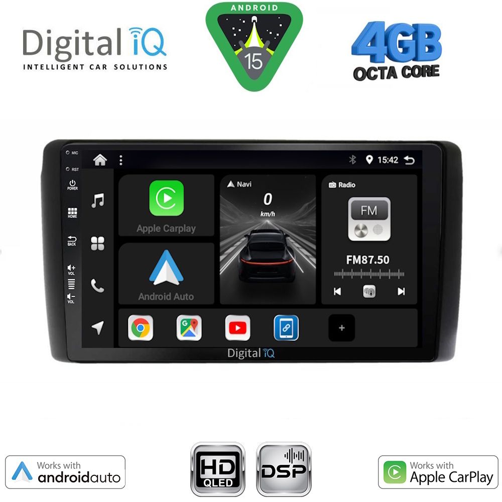Βλησαρούλης Car Center - DIGITAL IQ BXF 6472_CPAA (9inc) MULTIMEDIA TABLET for NISSAN LEAF mod. 2009-2017