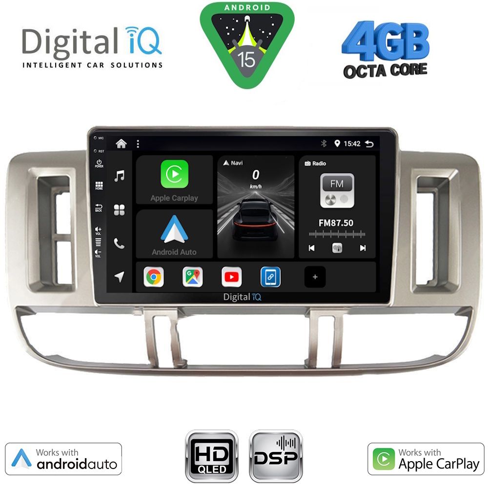 Βλησαρούλης Car Center - DIGITAL IQ BXF 6474_CPAA (9inc) MULTIMEDIA TABLET for NISSAN XTRAIL mod. 2000-2004