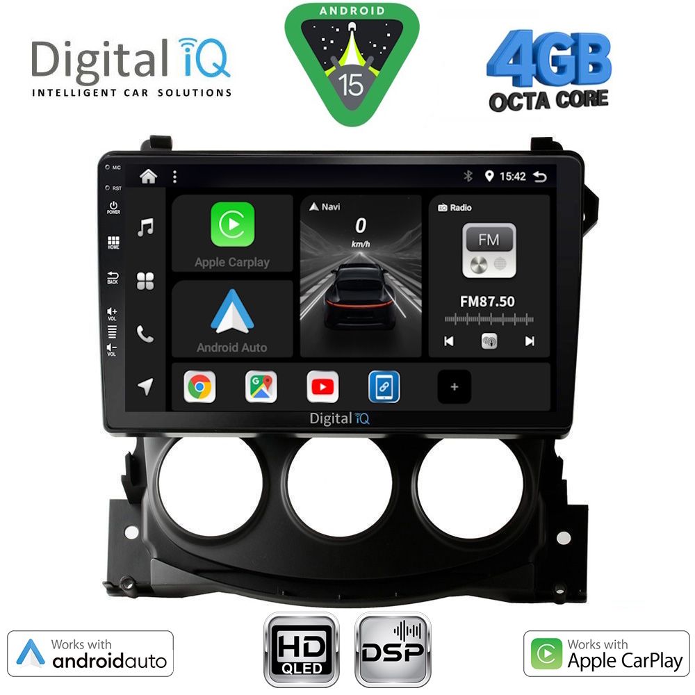 Βλησαρούλης Car Center - DIGITAL IQ BXF 6479_CPAA (9inc) MULTIMEDIA TABLET for NISSAN 370Z mod. 2009-2012