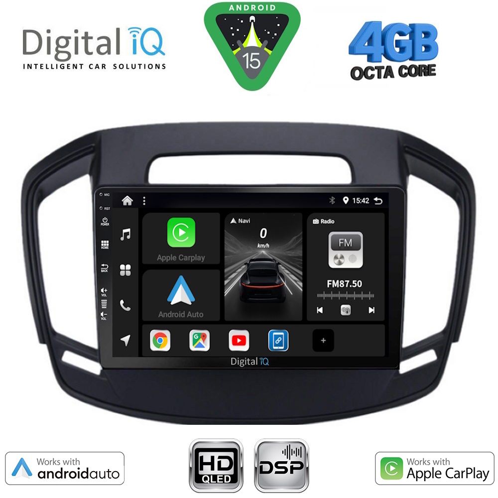 Βλησαρούλης Car Center - DIGITAL IQ BXF 6492_CPAA (9inc) MULTIMEDIA TABLET for OPEL INSIGNIA mod. 2014-2017