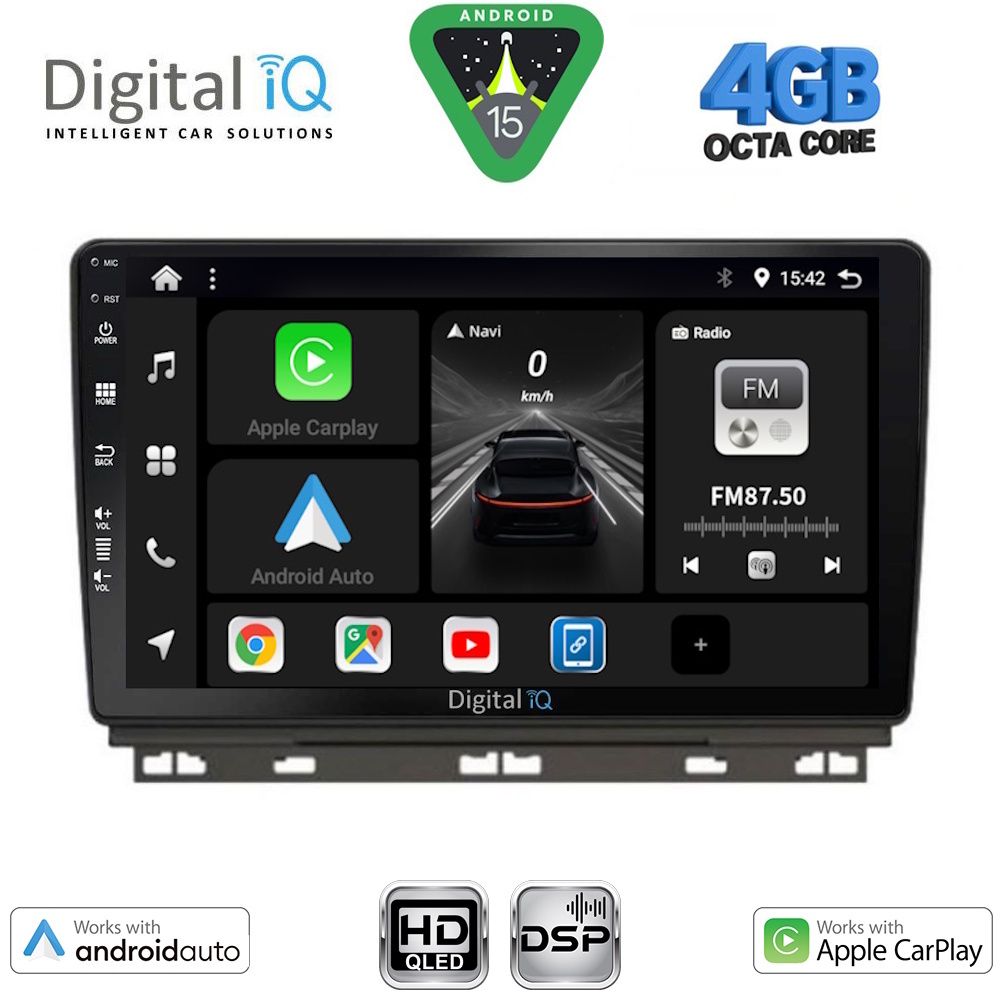 Βλησαρούλης Car Center - DIGITAL IQ BXF 6546_CPAA (9inc) MULTIMEDIA TABLET for RENAULT CLIO - CAPTUR mod. 2019-2026