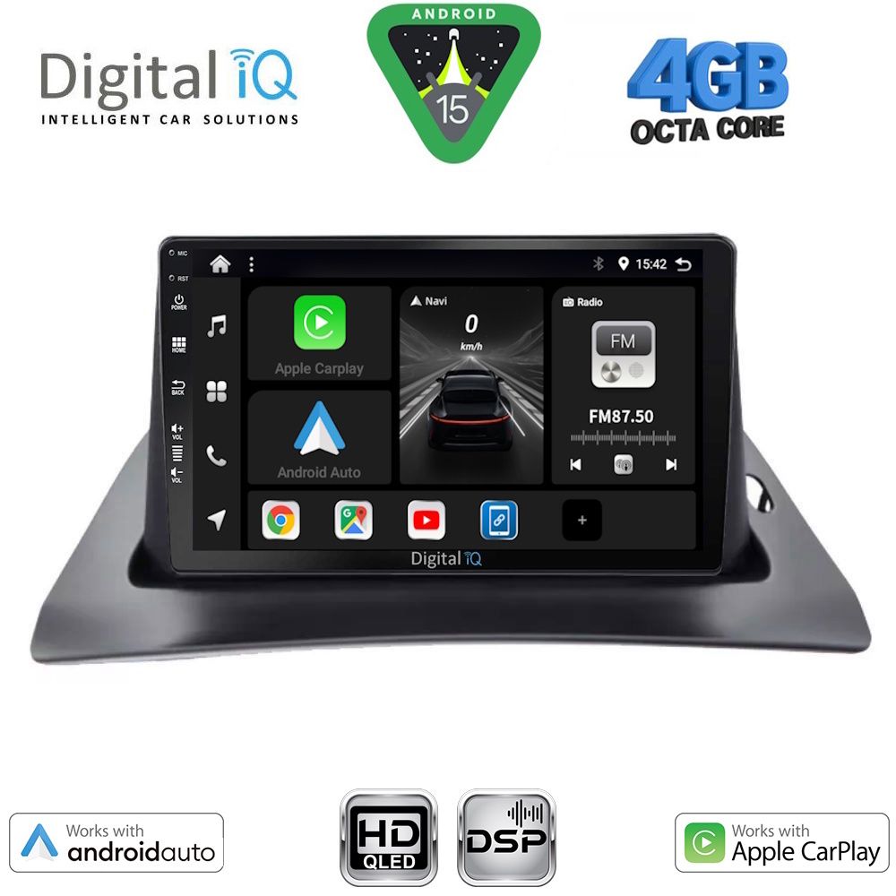 Βλησαρούλης Car Center - DIGITAL IQ BXF 6550_CPAA (9inc) MULTIMEDIA TABLET for RENAULT KANGOO mod. 2010-2021