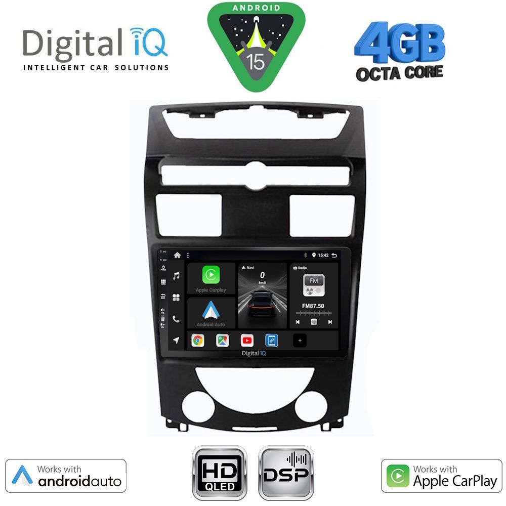 Βλησαρούλης Car Center - DIGITAL IQ BXF 6657_CPAA (10inc) MULTIMEDIA TABLET for SSANGYONG REXTON mod. 2006-2015