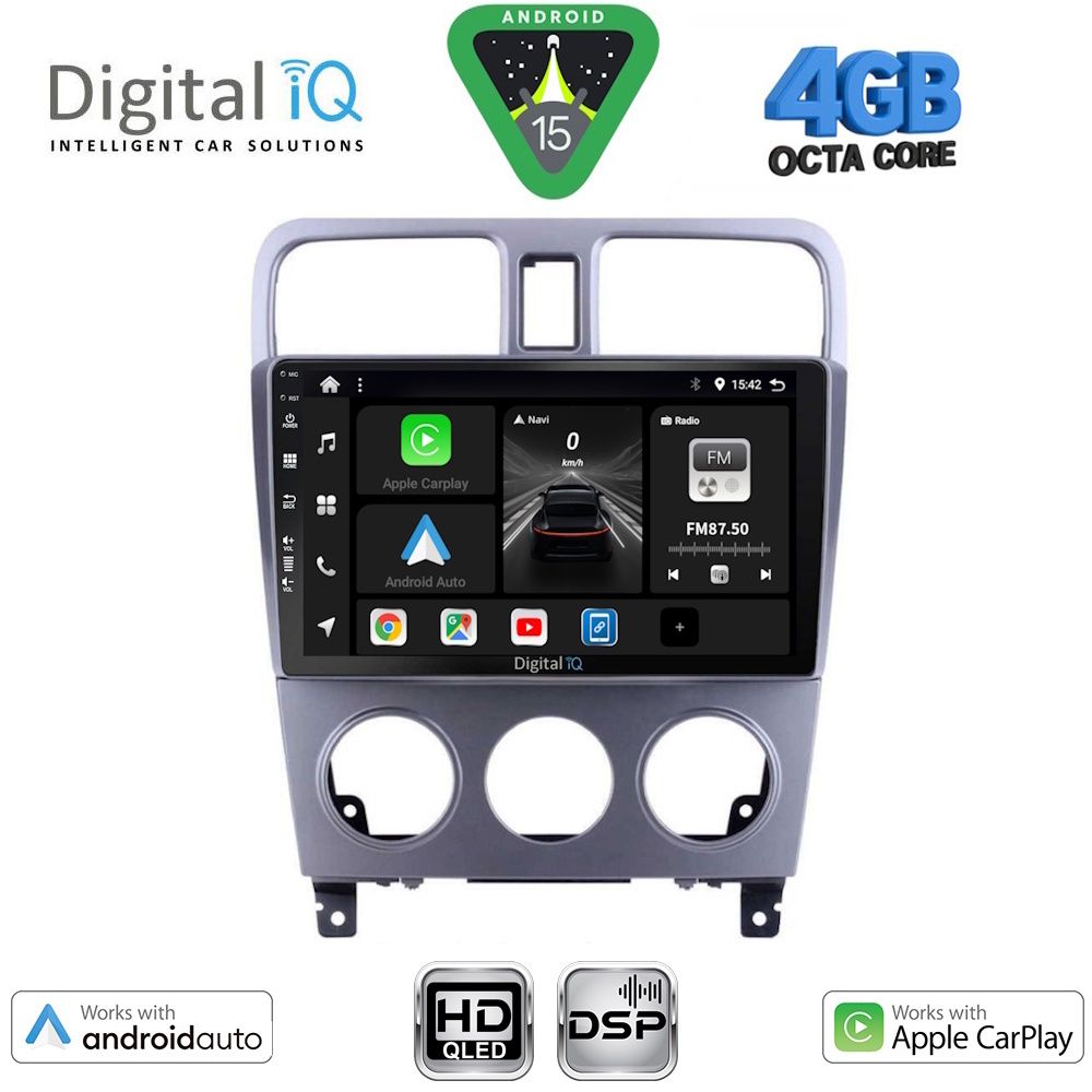 Βλησαρούλης Car Center - DIGITAL IQ BXF 6661_CPAA (9inc) MULTIMEDIA TABLET for SUBARU FORESTER  mod. 2002-2008