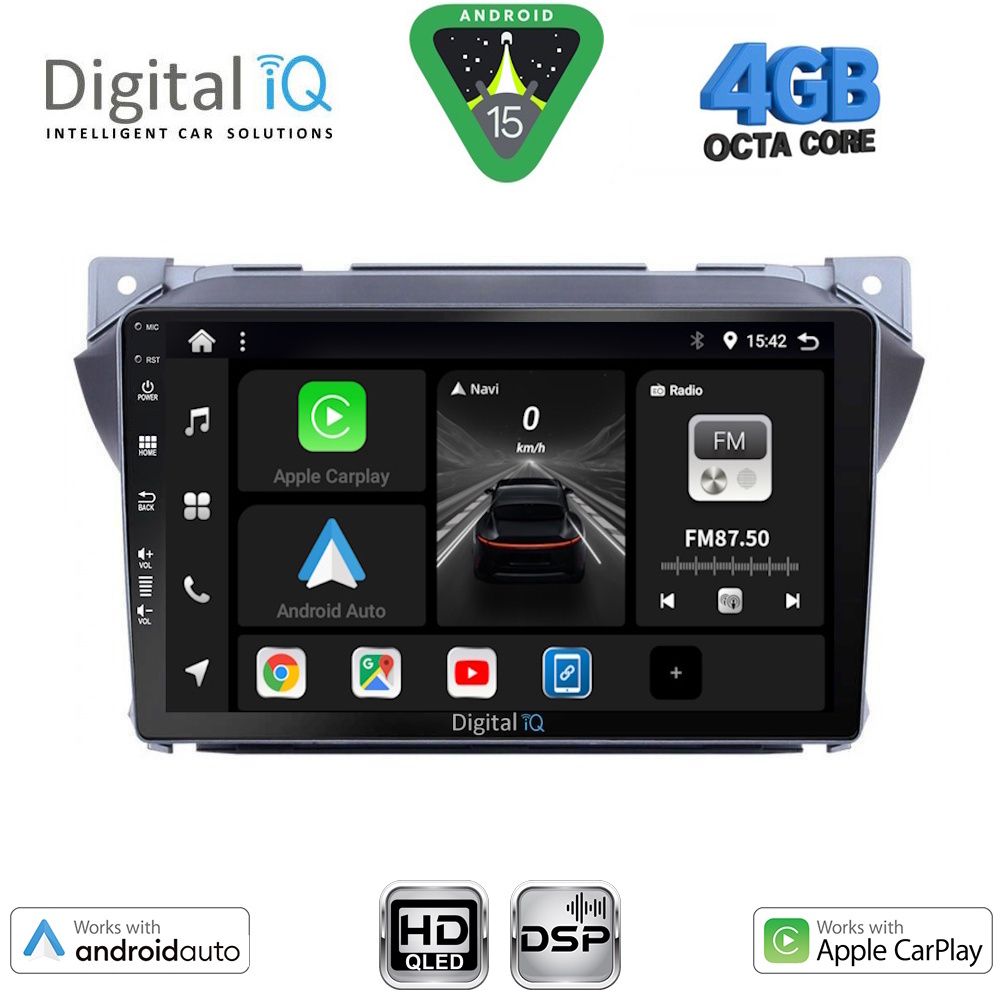 Βλησαρούλης Car Center - DIGITAL IQ BXF 6670_CPAA (9inc) MULTIMEDIA TABLET for SUZUKI ALTO - NISSAN PIXO 2009-2014