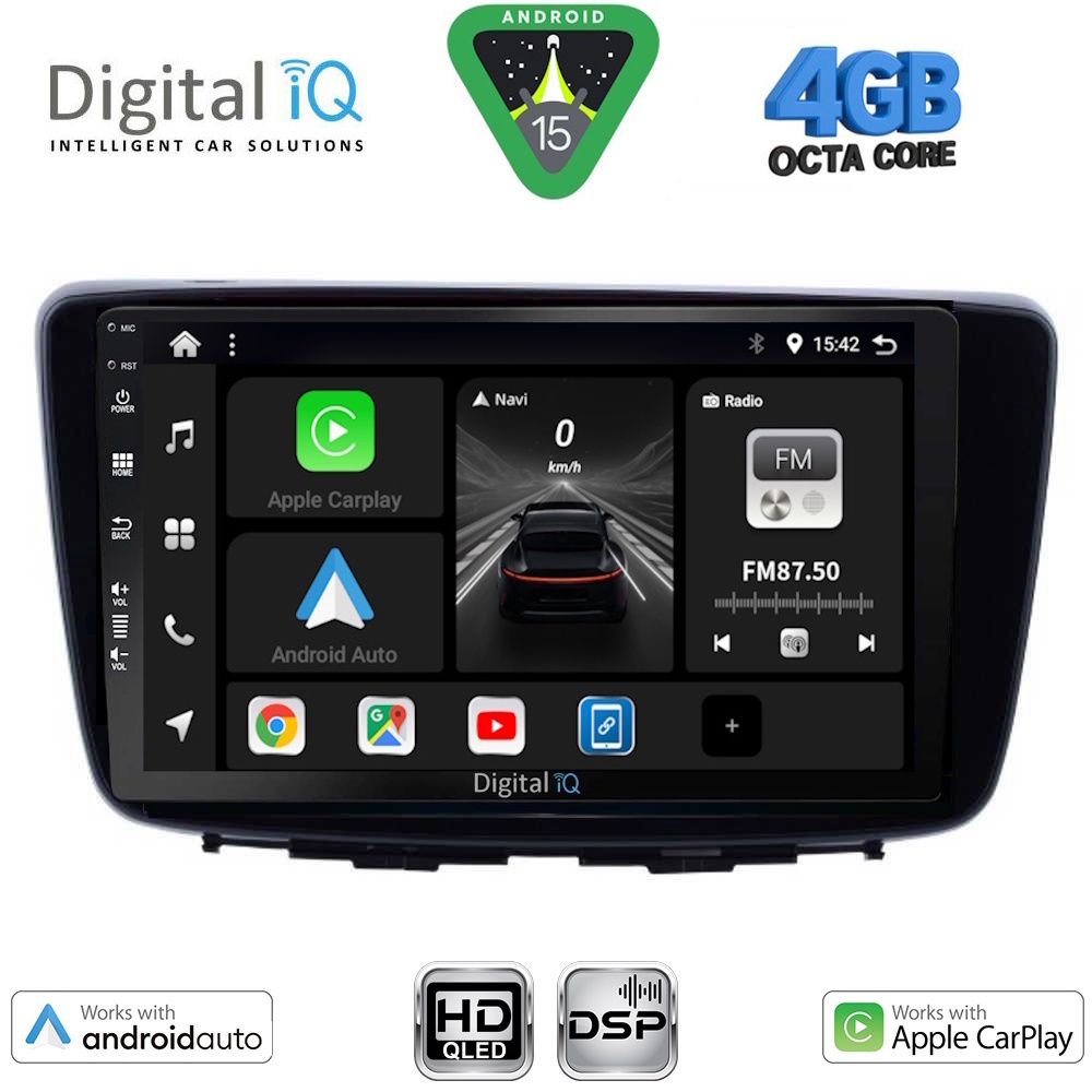 Βλησαρούλης Car Center - DIGITAL IQ BXF 6672_CPAA (9inc) MULTIMEDIA TABLET for SUZUKI BALENO mod. 2016-2022