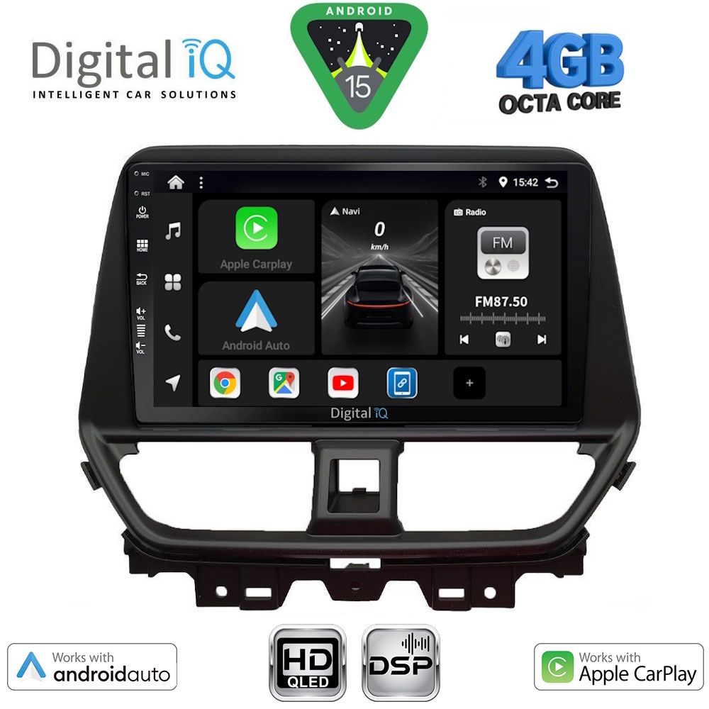 Βλησαρούλης Car Center - DIGITAL IQ BXF 6673_CPAA (9inc) MULTIMEDIA TABLET for SUZUKI BALENO mod. 2022-2026