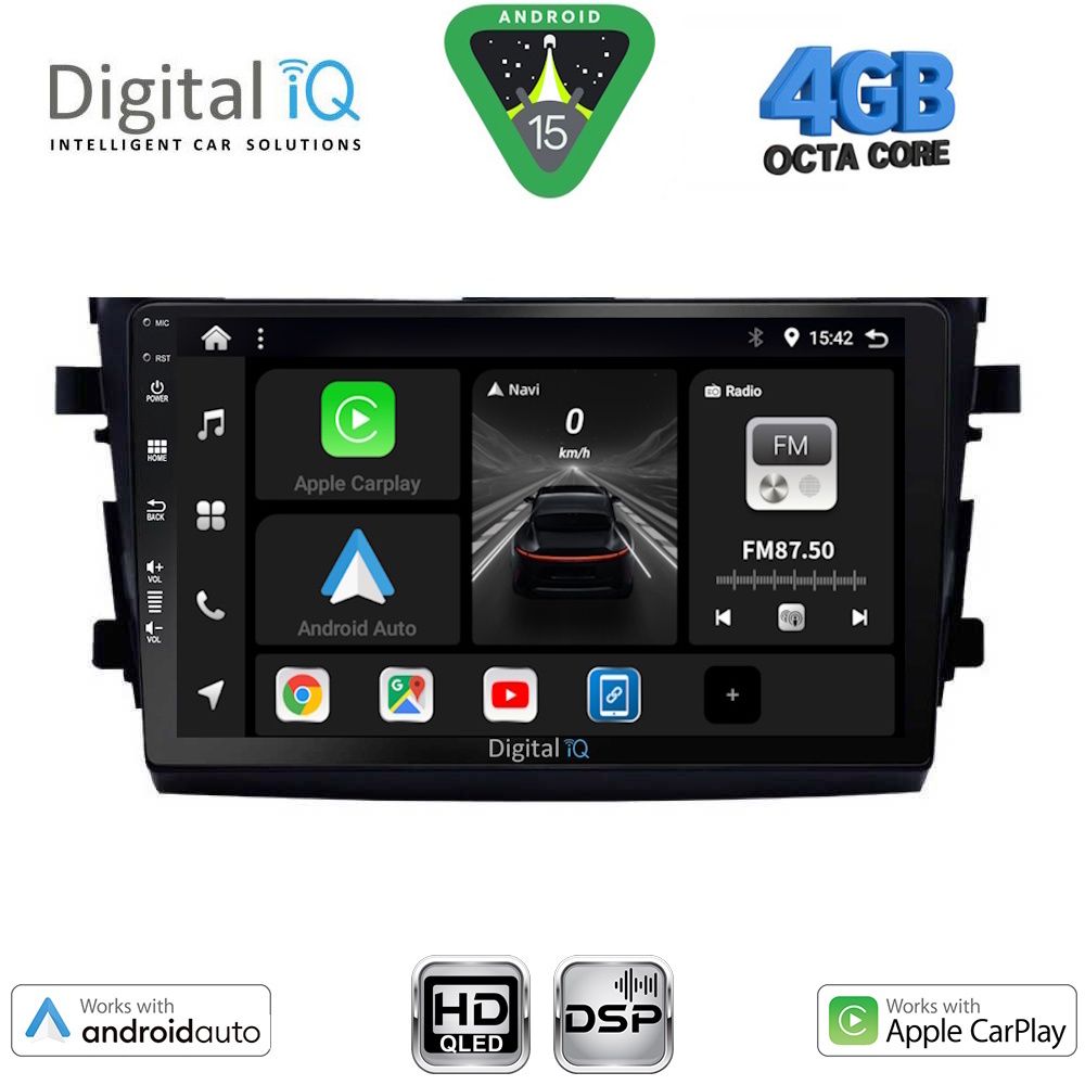 Βλησαρούλης Car Center - DIGITAL IQ BXF 6674_CPAA (9inc) MULTIMEDIA TABLET for SUZUKI CELERIO mod. 2015-2021