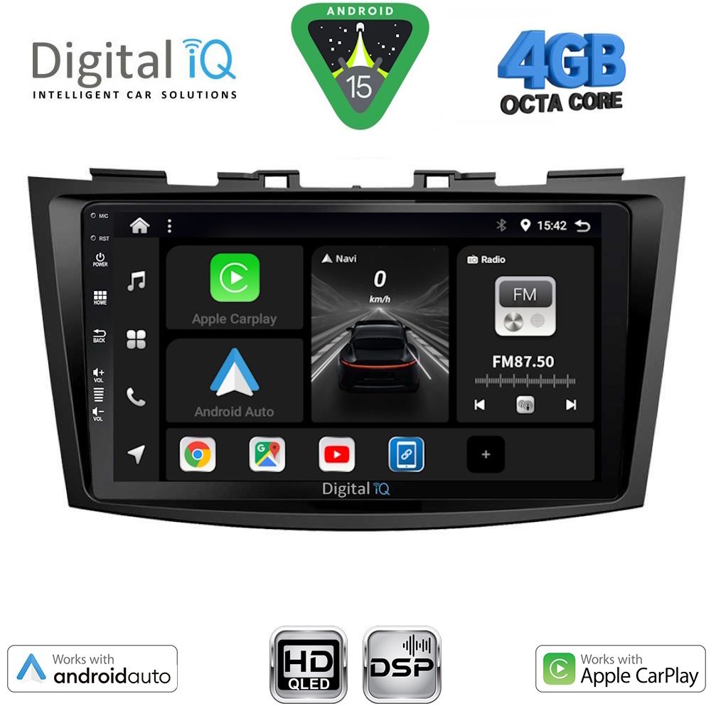 Βλησαρούλης Car Center - DIGITAL IQ BXF 6685_CPAA (9inc) MULTIMEDIA TABLET for SUZUKI SWIFT mod. 2011-2016