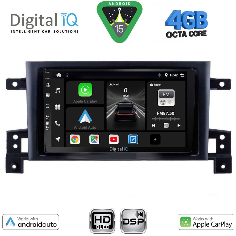 Βλησαρούλης Car Center - DIGITAL IQ BXF 6696_CPAA (9inc) MULTIMEDIA TABLET for SUZUKI GRAND VITARA mod. 2005-2015