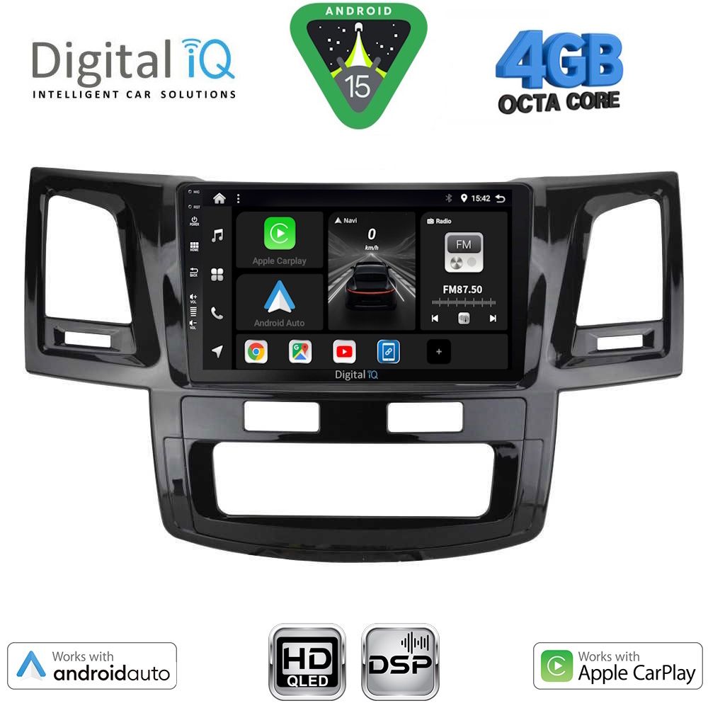 Βλησαρούλης Car Center - DIGITAL IQ BXF 6720_CPAA (9inc) MULTIMEDIA TABLET for TOYOTA HILUX mod. 2005-2016